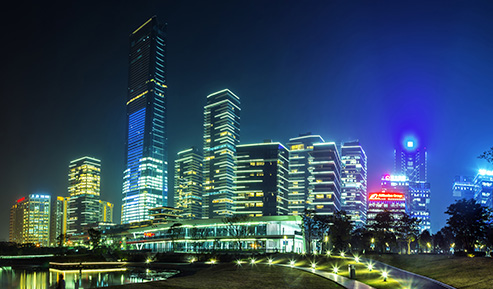 鉆石燈籠、保利國際廣場亮化設計解析