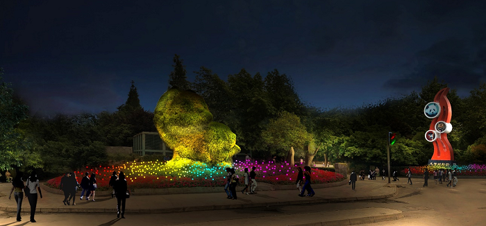 成都動物園景觀燈光照明